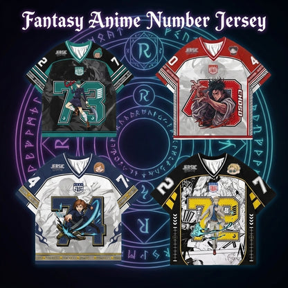 Fantasy Anime Number Jersey