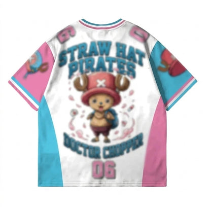 Pink Character Style Streetwear Jersey